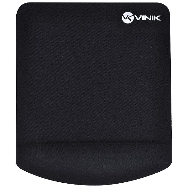 Mouse Pad Vinik Com Apoio De Pulso Em Gel Mpg-02P Preto
