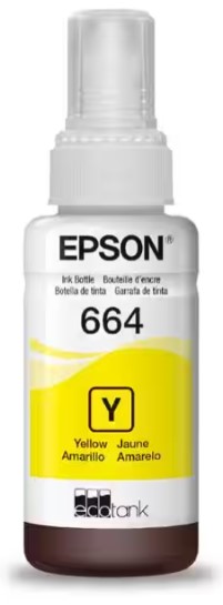 Garrafa para Ecotank amarelo T664 - T664420AL - Epson PT 1 UN