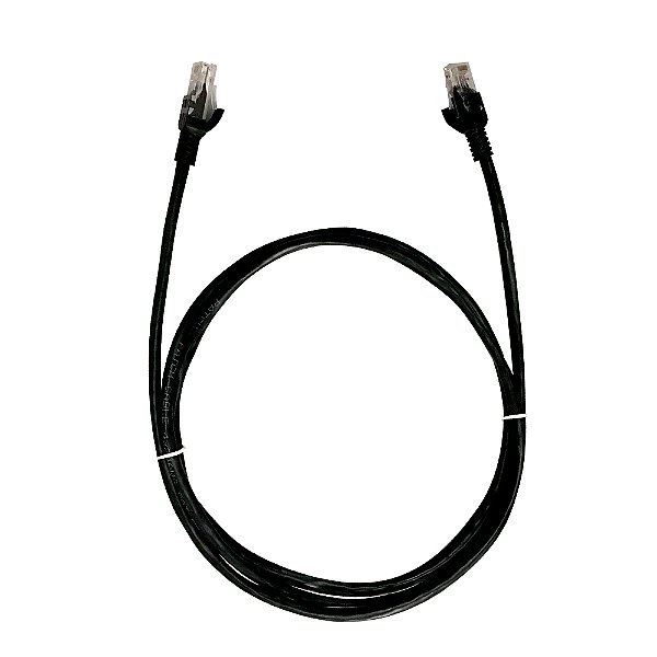 Cabo de Rede Cat5E 2.5M PC-ETHU25BK Patch Cord PlusCable