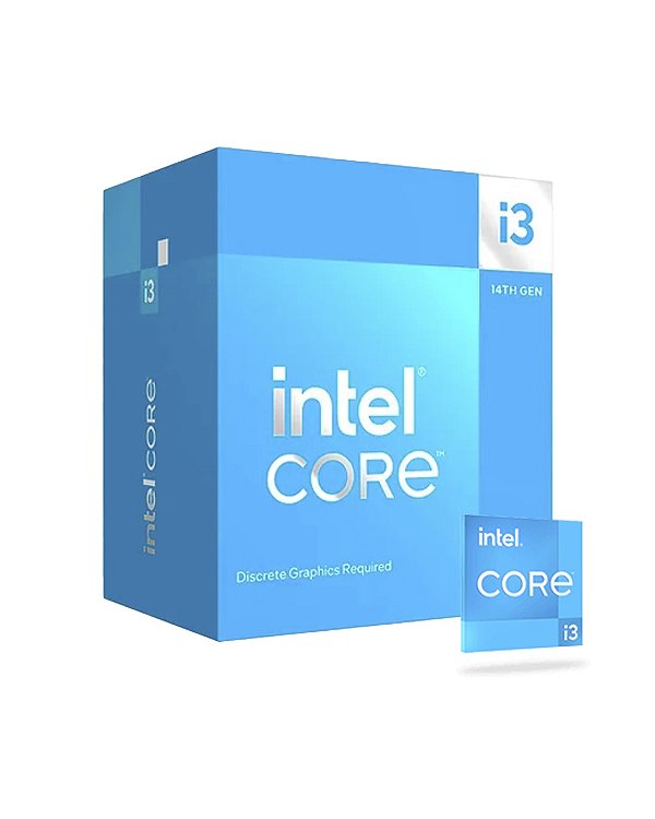 Processador Intel Core i3-14100F 4-Core 8-Threads 3.5GHz Base 4.7GHz Turbo Cache 12MB LGA1700 -  BX8071514100F