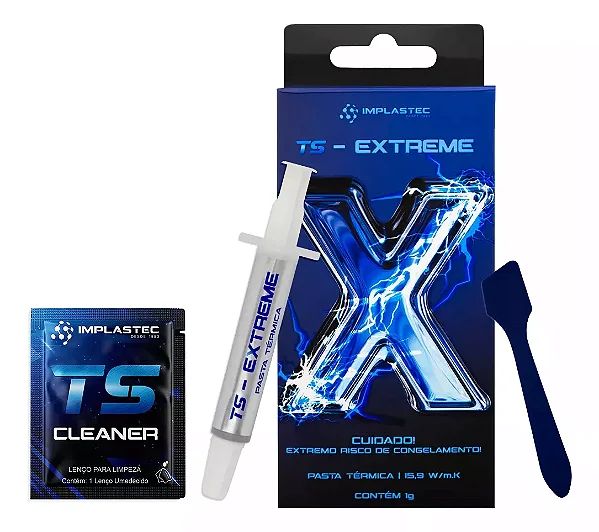 Pasta Térmica TS Extreme 1G 15.9W/mk Implastec