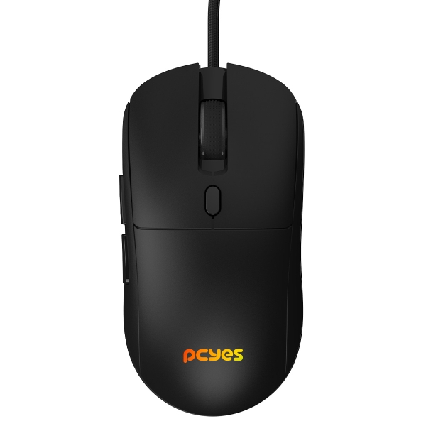 Mouse Gamer Basaran Black Vulcan 12400 DPI PCYES