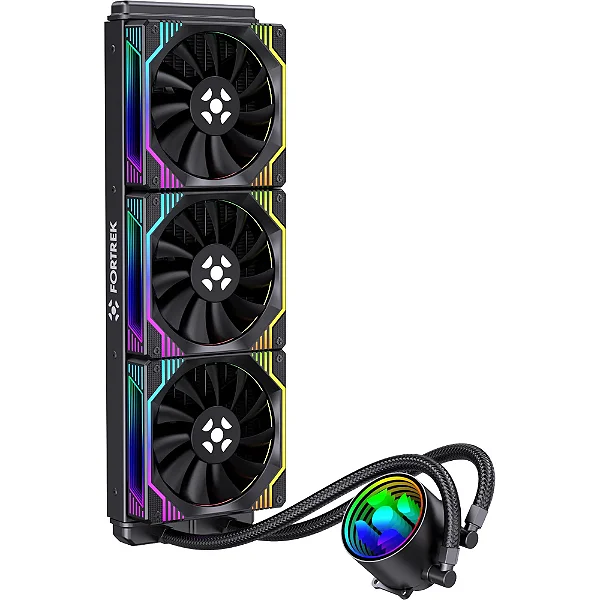 Water Cooler Fortrek Breezy 360mm TDP 280W 67,3 CFM ARGB SYNC 3p 5v