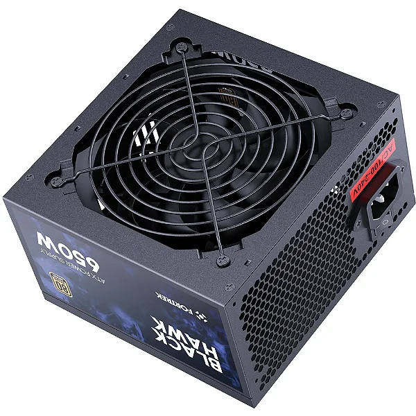 Fonte ATX Fortrek Black Hawk 650W 80 Plus Bronze PFC Ativo