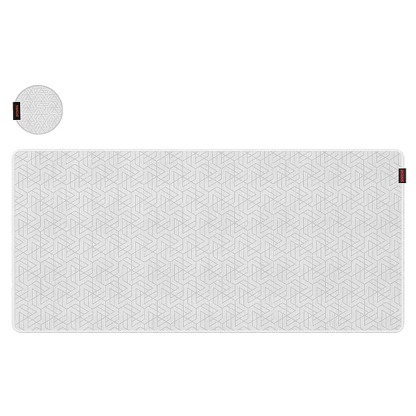 Mouse Pad Gamer Pcyes Maze Extended White Ghost - 900 X 420 - Pmm90X42Wg