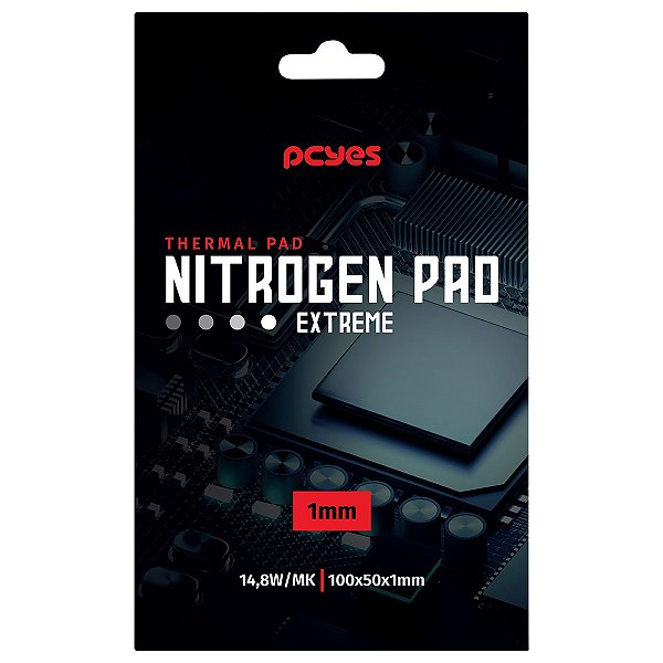 Thermal Pad Pcyes Nitrogen Pad Extreme 100 X 50 X 1,0Mm - 14,8W/Mk - Pcynpe10148