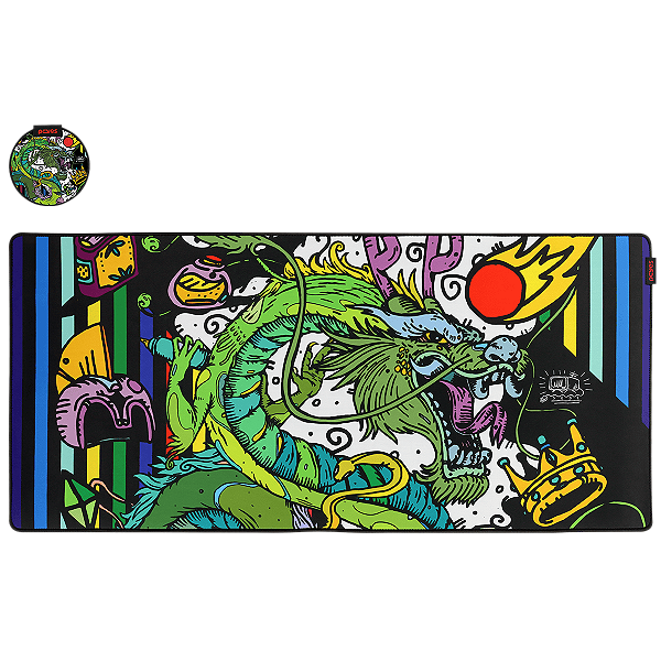 Mouse Pad Gamer Pcyes Ancient Dragon Extended - 900 X 420Mm - Pma90X42