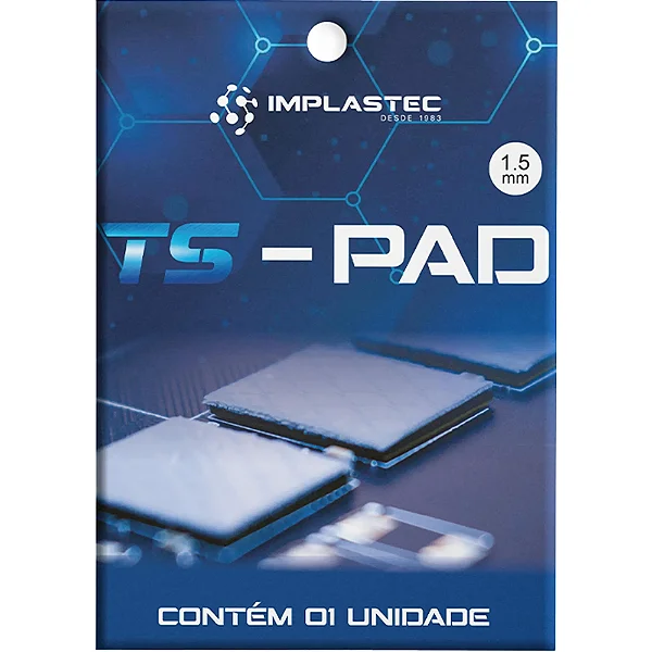 Thermal Pad Ts-Pad 1,5mm 100x100 Implastec