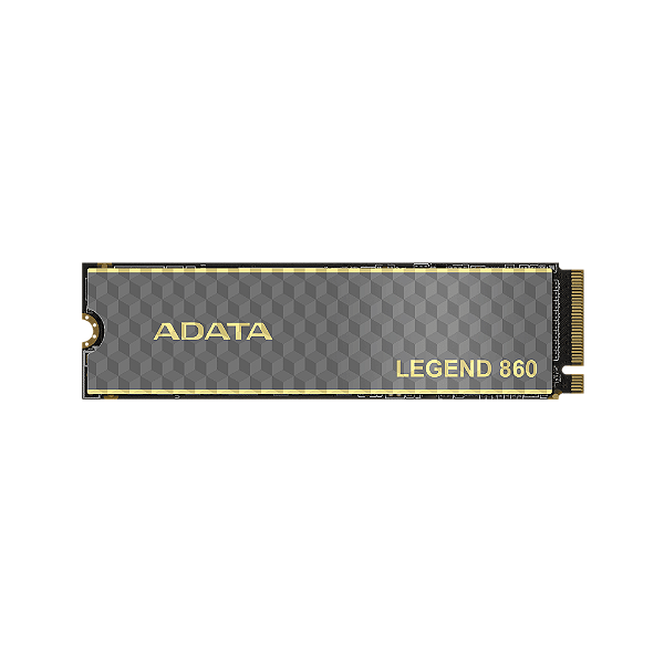 SSD M.2 Nvme PCIe Gen 4x4 Adata Legend 860 1TB Leitura: 6000MB/s Gravação: 5000MB/s Compatível com PS5 Preto - SLEG-860-1000GCS