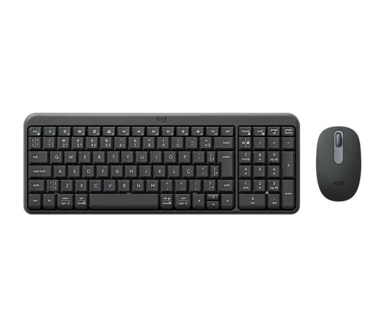 Kit Teclado e Mouse Sem Fio Logitech MK250 Bluetooth - Grafite