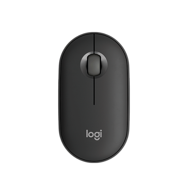 Mouse Sem Fio Bluetooth Logitech Pebble Mouse 2 M350s Grafite