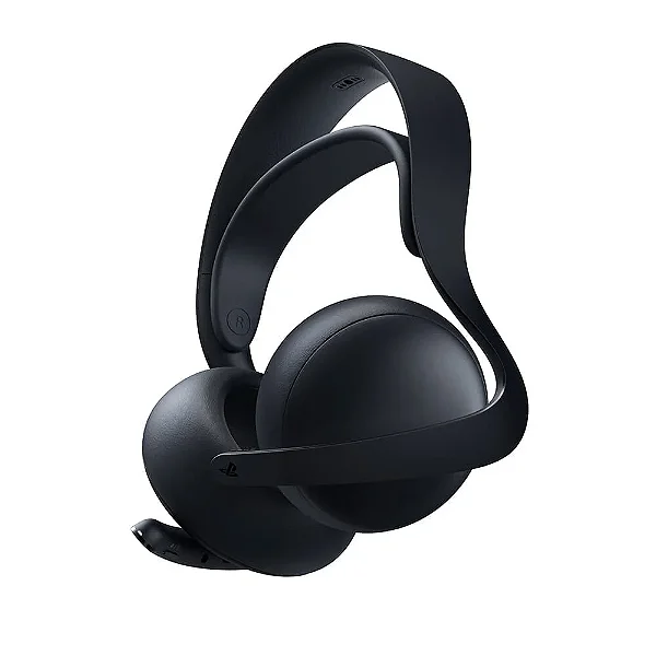 Headset Sem Fio Sony Pulse Elite USB PlayStation Link Bluetooth PS5 Midnight Black com Alça de Alimentação - CFI-ZWH2L