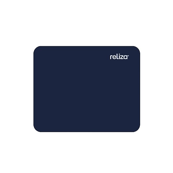 Mousepad Retangular Marinho Neoprene Reliza 17,5 cm x 21 cm