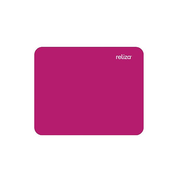 Mousepad Retangular Magenta Neoprene Reliza 17,5 cm x 21 cm