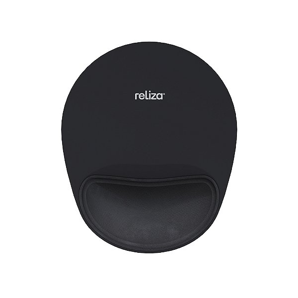 Mousepad Ergonômico Comfort Com Almofada 24cm x 22cm Reliza Preto