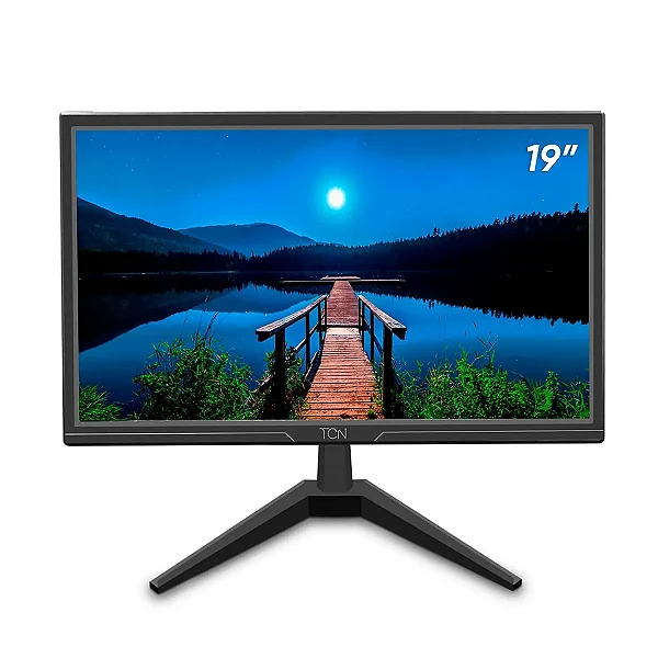 Monitor Office 19" LED HD Flat TCN 60Hz 5ms