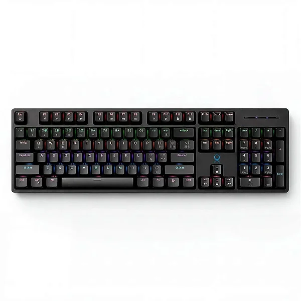 Teclado Gamer Mecânico OX Nebula Switch Blue com Anti-Ghost Preto