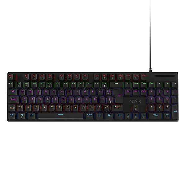 Teclado Mecânico 100% Vinik Anihi Full - Switch Blue - Led Rainbow – Anihi100Bl
