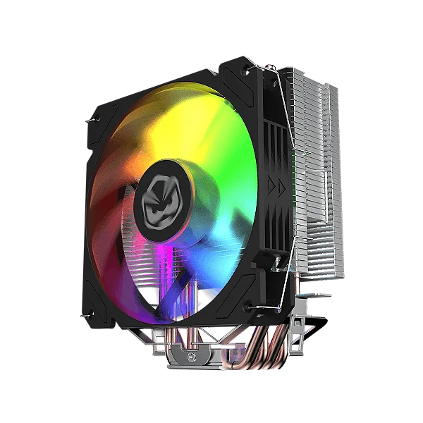 Cooler Para Processador AMD/Intel Pcyes Tundra 120 Black Vulcan Led Rainbow Tdp 160W - Actbka120