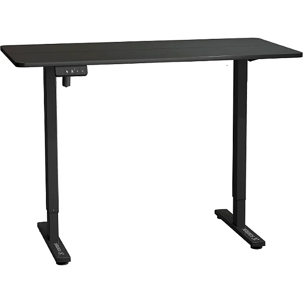 Mesa Elétrica Altura Ajustável Motor único Fortrek Lift Preta 120×60cm