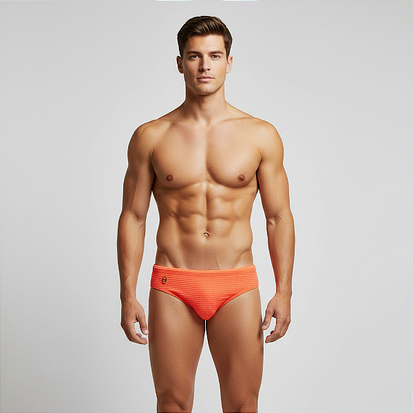 Sunga Slim Laranja Neon Lacrey