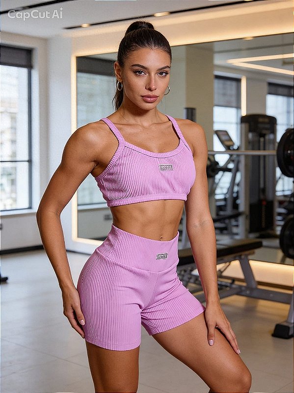 conjunto shorts top peak oxyfit lolipope M