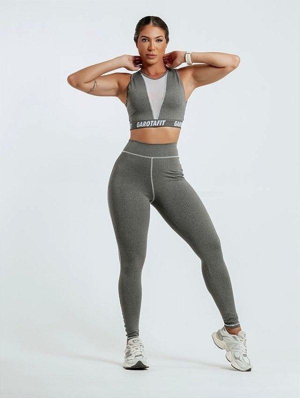 conjunto blast cinza mescla P