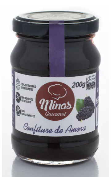 Confiture de Amora 200Gr 06 UND Direto Fabrica
