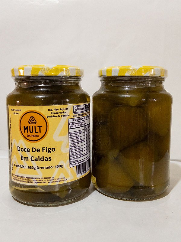 DOCE FIGO CALDAS 650g