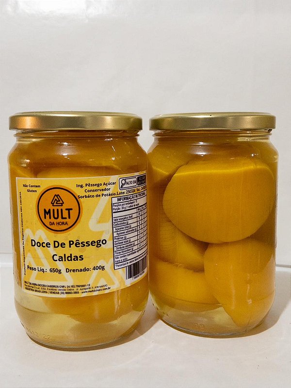PESSEGO EM CALDAS 650g
