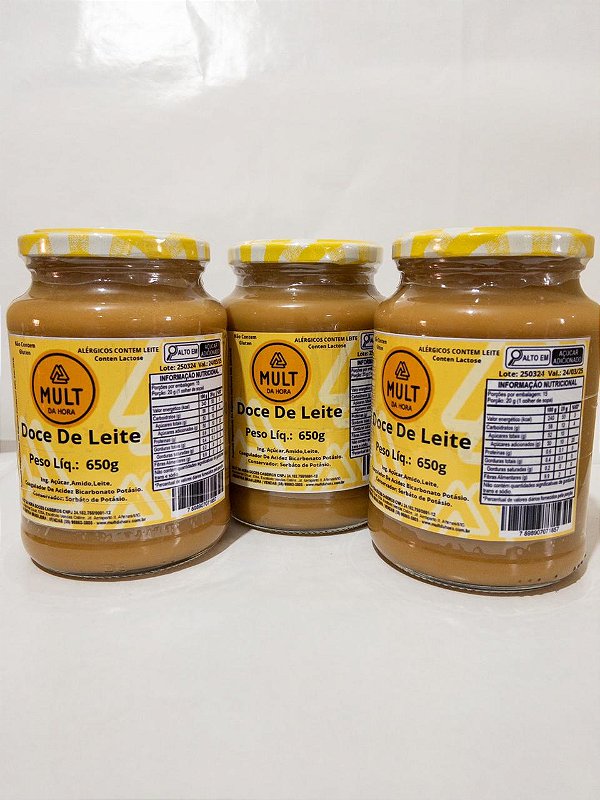 DOCE LEITE TRADICIONAL MINAS 650g