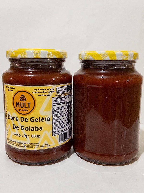 GELEIA DE GOIABA CREMOSA 650g
