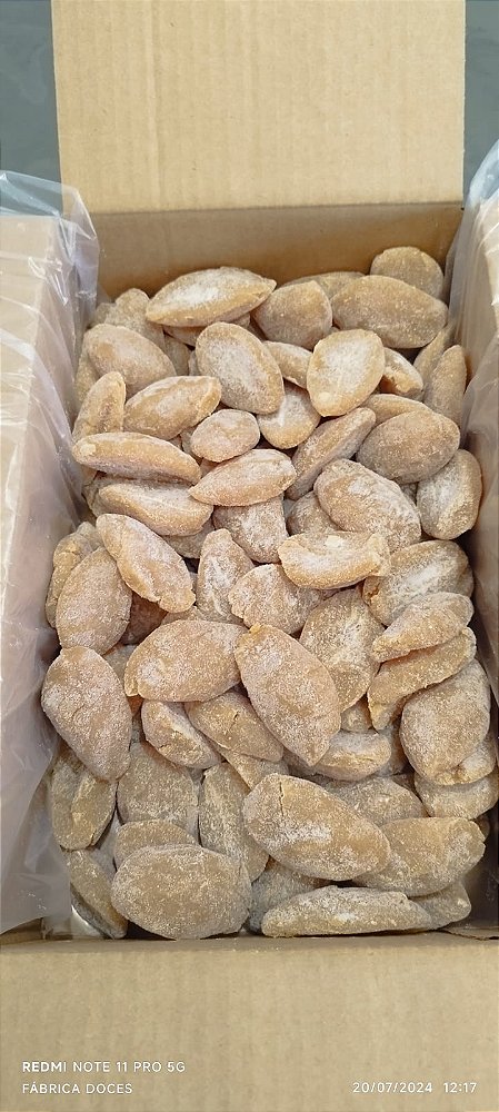 DOCE JACA CRISTALIZADO ARTESANAL CAIXA 3KG ATACADO