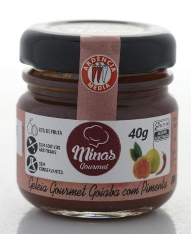 Geleia Goumet de Goiaba c/Pimenta 40g Direto Fabrica
