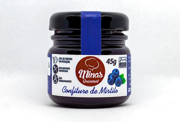 Confiture de Mirtilo 45g Direto Fabrica