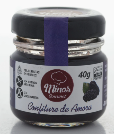 Confiture de Amora 40g Direto Fabrica