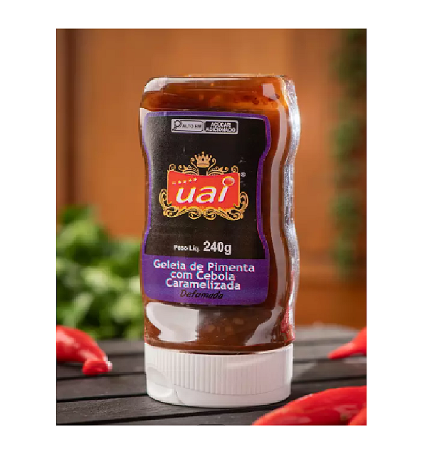 GELEIA PIMENTA C/ GELEIA CEBOLA CARAMELIZADA 06 UND DE 240GR ATACADO