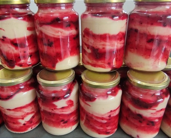 DOCE PASTOSO C/ GELEIA MORANGO 680GR CAIXA 15UND ATACADO DIRETO
