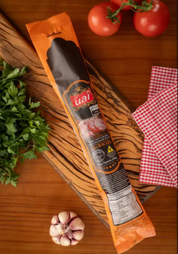 Salame Premium Bacon 200g Caixa 50und Direto Fabrica