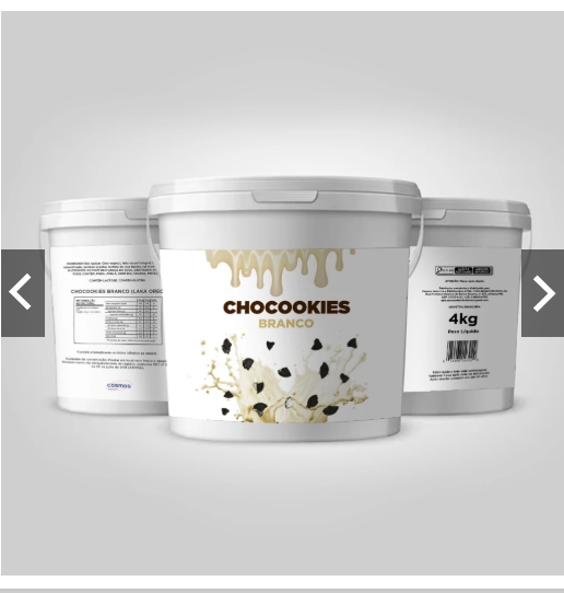 RECHEIO CHOCOKIES BRANCO BALDE 4KG ATACADO DIRETO DE FABRICA MULT DA HORA DOCES CASEIROS