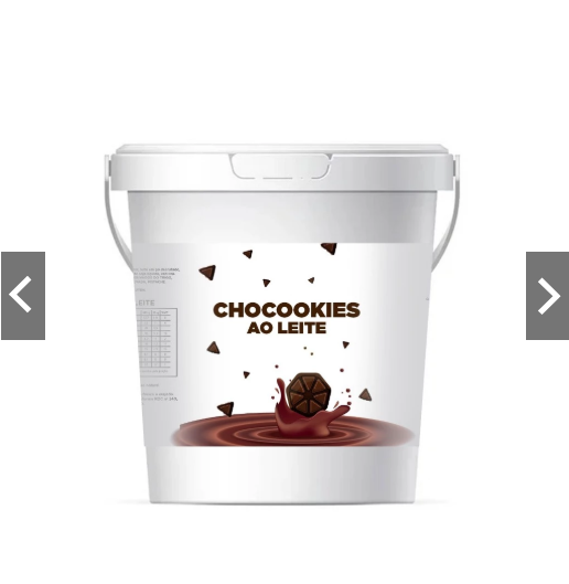RECHEIO CHOCOKIES AO LEITE BALDE 4KG ATACADO DIRETO FABRICA MULT DA HORA DOCES CASEIROS