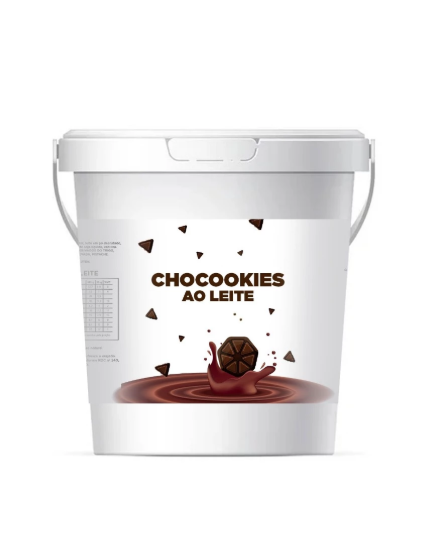 Creme Chocookies ao Leite 500g Pote Atacado Direto Fabrica Mult Da Hora Doces Caseiros