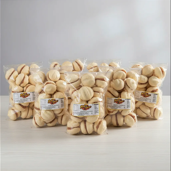 Biscoito Casadinho Recheado Goiabada 180g 50 Un Atacado Direto Fabrica