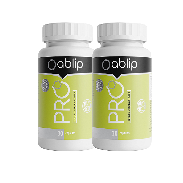 Combo 2X Emagrecedor ABLip Pró: 60 Cápsulas de Potente Ação Redutora