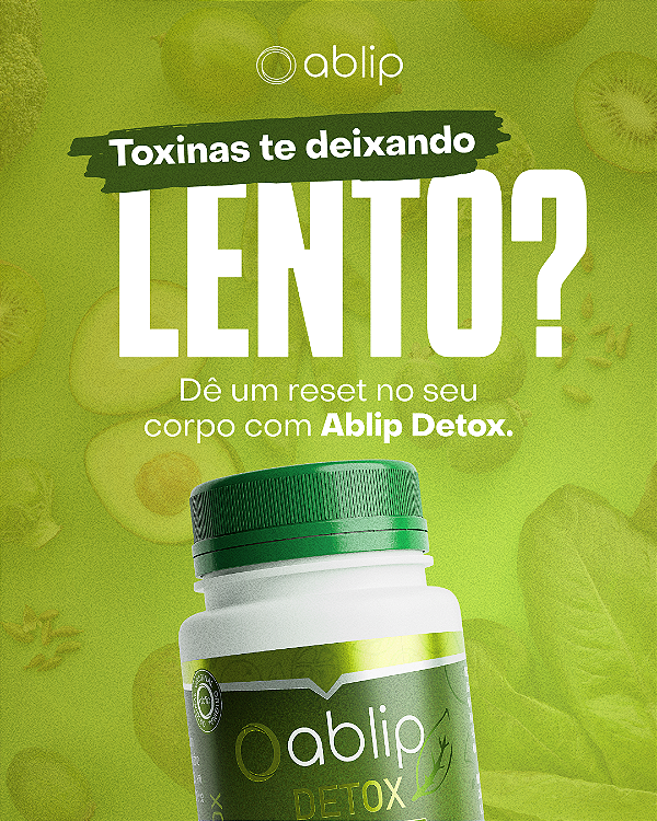 Ablip Detox 30 Cápsulas – Apoio ao Desinchaço e à Sensação de Leveza