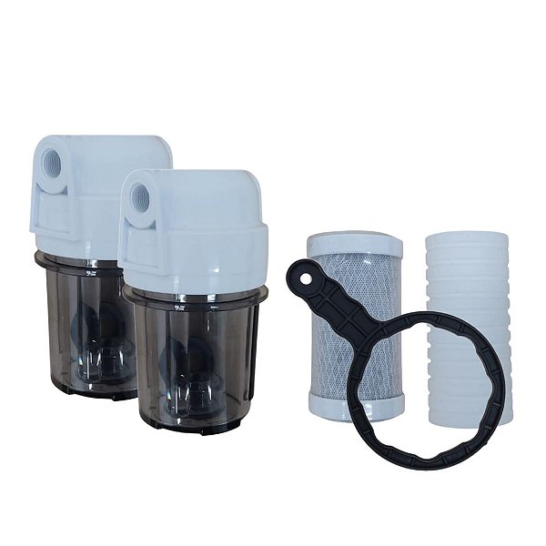 Kit 2 Carcaças Fume mais filtros Carbon e PP 5 1/2