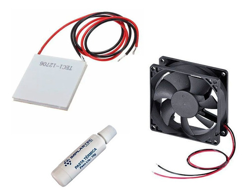 Ventilador+placa Peltier+pasta Bebedouro Electrolux Wd10e