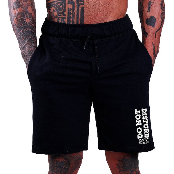 Bermuda Estampada Masculina MXD Conceito Do Not Disturb My Trainig