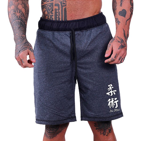 Bermuda Estampada Masculina MXD Conceito Escritas Japonesas