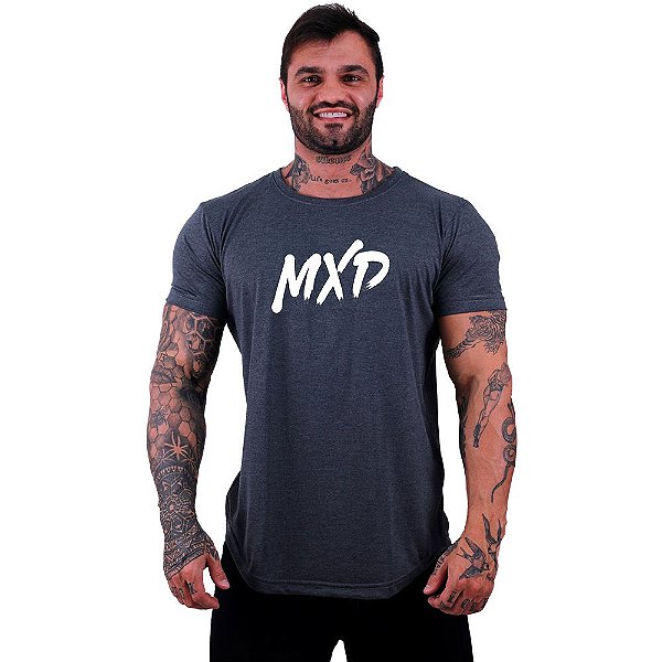 Camiseta Longline Masculina Manga Curta MXD Conceito Classic